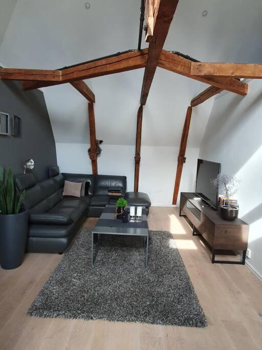 Modern Loftsleilighet Фредрикщат Екстериор снимка