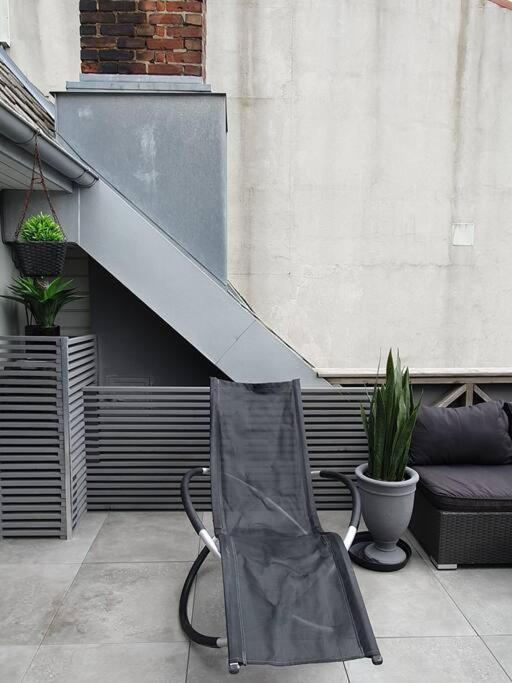 Modern Loftsleilighet Фредрикщат Екстериор снимка