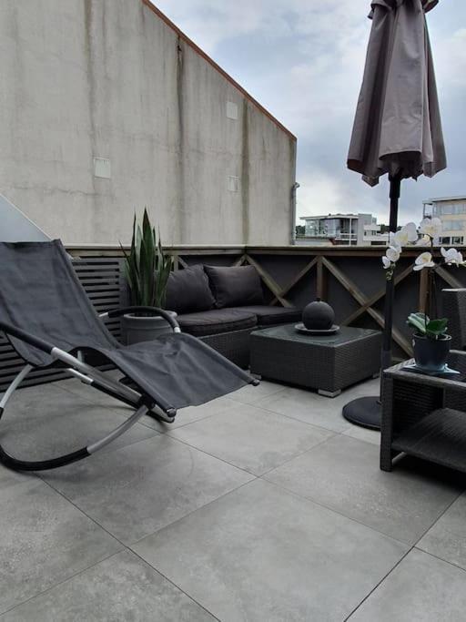 Modern Loftsleilighet Фредрикщат Екстериор снимка
